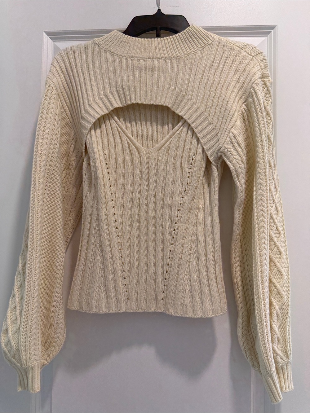 Astr Cream Sweater